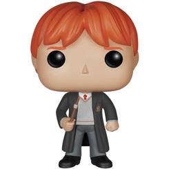 La chispa de la lealtad y el ingenio cobra vida con la Figura POP de 9 cm de Ron Weasley, capturando con gran detalle su varita y su característica melena pelirroja mientras luce la túnica de Gryffindor 