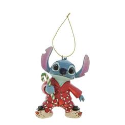 La dulzura de Stitch brilla en esta Navidad con un adorable adorno colgante. Vestido con sus pijamas festivos y listo para descubrir qué ha dejado Santa bajo el árbol, este colgante de 9 cm 