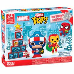 Brillo coleccionable en cada día de diciembre con el Calendario de Adviento Marvel Bitty POP!, una cuenta atrás de 24 días que convierte la espera en pura emoción al descubrir mini joyas de vinilo de 2,3 cm