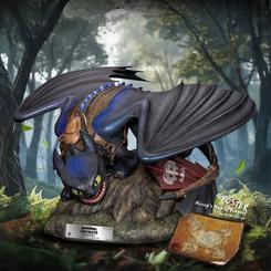 Poder nocturno y artesanía premium en una sola pieza. Beast Kingdom Master Craft presenta MC-067SP Toothless, una Toothless estatua 38 cm que captura la energía lunar del Furia Nocturna 
