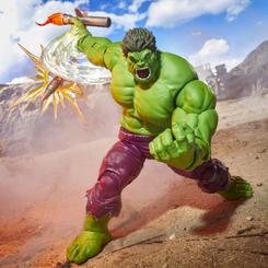 Poder verde en estado puro para tu vitrina: la Figura Hulk Maximum Marvel Legends 21 cm llega con un modelado musculoso impecable y un acabado de pintura que realza cada pliegue y cicatriz, perfecta para recrear escenas épicas