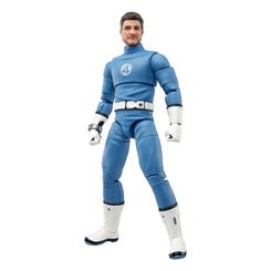 La inteligencia y el poder de Reed Richards se exprimen al máximo en esta figura articulada de 15 cm que recrea con fidelidad cada detalle de Mister Fantastic, desde el traje azul de sus primeros pasos hasta los brazos extensibles