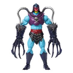 Desde la línea Core New Etheria de Masters of the Universe, llega Terror Claws Skeletor, una figura de acción imponente y lista para el combate. Con una altura aproximada de 18 centímetros