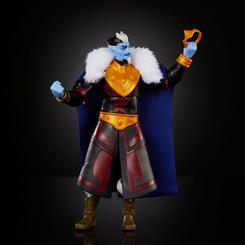 Descubre el poder y la grandeza con la figura Masters of the Universe: Revolution Masterverse de King Keldor, con una estatura de aproximadamente 18 cm. Esta figura articulada es una joya de la colección "Masters of the Universe"