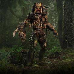 Instinto de caza hecho escultura. Predator Art Scale Statue 1/10 Jungle Hunter convierte al depredador de la jungla en una pieza de colección contundente y llena de matices, modelada en resina de alta calidad 