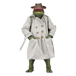 Descubre la potencia indomable de las alcantarillas con la figura de Raphael de las Tortugas Ninja 1990 a escala 1/4 y 42 cm, diseñada para clamar tu atención en cualquier vitrina. 