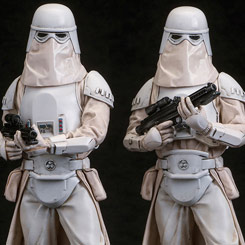Pack de 2 figuras Snowtrooper de la serie ArtFX+, original de Star Wars creada por Kotobukiya realizada en vinilo con aproximadamente 18 cm. de altura. 
