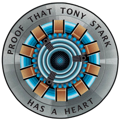 Original alfombra redonda de Proof That Tony Stark Has A Heart basada en el popular personaje Iron Man de Marvel, ideal para decorar tu rincón preferido, da un toque de cine a tu habitación.