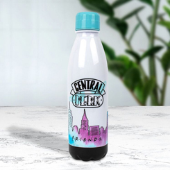 Botella de agua de Central Perk. Disfruta de tu bebida preferida con la botella de Friends. La botella está realizada en metal y tiene una capacidad aproximada de 500 ml.