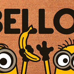 Precioso felpudo de Los Minions basado en los personajes de Despicable Me. Ideal como felpudo de bienvenida para fans de los Minions. Medidas aproximadas de 40 cm. x 60 cm.,