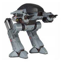 Figura articulada con sonido de ED-209 realizada por la firma Neca. La figura está basada en la película de 1987 RoboCop, el ED-209 está realizado en PVC.