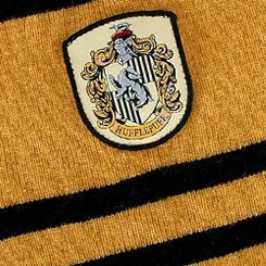 Réplica oficial de la bufanda de todos los estudiantes de la casa Hufflepuff, longitud 190 cm.
