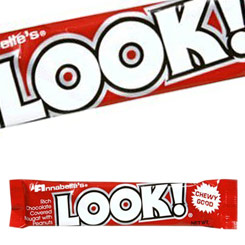 Pack compuesto por dos chocolatinas Annabelle's Look! Deliciosas barritas de nougat con cacahuete y todo ello recubierto de un delicioso chocolate negro.