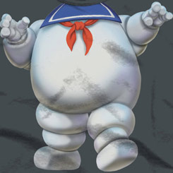 Camiseta Oficial de los Cazafantasmas con la divertida forma de Stay Puft Marshmallow, la camiseta está basada en la famosa película de Los Cazafantasmas.