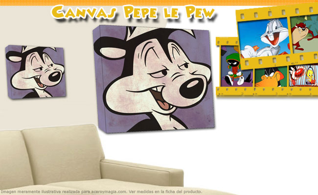 Cuadro Pepe le Pew Canvas