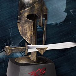 Abrecartas en forma de la espada Themistocles basada en la película 300: El Origen de un Imperio. El abrecartas con la forma de la espada Themistocles está realizada en metal y tiene una longitud aproximada de 20 cm.