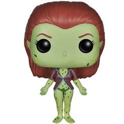 Figura de Poison Ivy realizada en vinilo perteneciente a la línea Pop! de Funko. La figura tiene una altura aproximada de 10 cm., y está basada en el Videojuego Batman Arkham Asylum. 