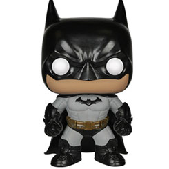 Figura de Batman realizada en vinilo perteneciente a la línea Pop! de Funko. La figura tiene una altura aproximada de 10 cm., y está basada en el Videojuego Batman Arkham Asylum.