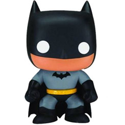 Figura de Batman realizada en vinilo perteneciente a la línea Pop! de Funko. La figura tiene una altura aproximada de 10 cm., y está basada en el Universo de DC Comics.