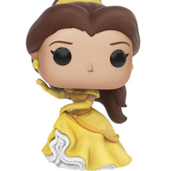 Figura de Bella realizada en vinilo perteneciente a la línea Pop! de Funko. La figura tiene una altura aproximada de 10 cm., y está basada en la película de Disney La Bella y la Bestia. 