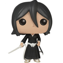 Figura de Rukia realizada en vinilo perteneciente a la línea Pop! de Funko. La figura tiene una altura aproximada de 10 cm., y está basada en el famoso manga Bleach. 