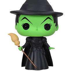 Figura de La Malvada Bruja del Oeste realizada en vinilo perteneciente a la línea Pop! de Funko. La figura tiene una altura aproximada de 10 cm., y está basada en la película de El Mago de Oz.