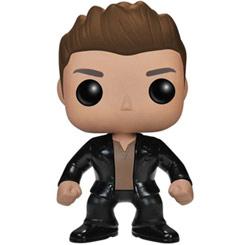Figura de Angel realizada en vinilo perteneciente a la línea Pop! de Funko. La figura tiene una altura aproximada de 10 cm., y está basada en la serie de Televisión Buffy Cazavampiros.