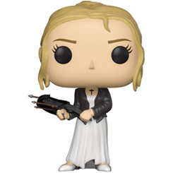 Figura de Buffy Summers realizada en vinilo perteneciente a la línea Pop! de Funko. La figura tiene una altura aproximada de 10 cm., y está basada en la serie de Televisión Buffy Cazavampiros.