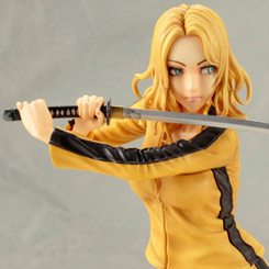 Figura The Bride Kill Bill presentado al más estilo japonés Bishoujo, esta vez el ilustrador Shunya Yamashita y el artista Yohei Suzuki han sabido esculpir y recoger toda la línea del hermoso cuerpo del diseño original.