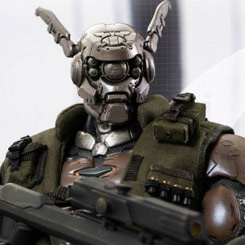 Brutal figura Edición Limitada de Briareos Hecatonchires Movie Masterpiece, figura creada por la firma Hot Toys basándose en la película de animación japonesa Appleseed Alpha.