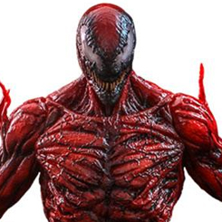 Figura Movie Masterpiece Carnage de Hot Toys. ¡Cuidado! El villano está aquí para desatar la agresión y el terror en las calles. El asesino en serie Cletus Kasady se convierte en el anfitrión del simbionte Carnage 