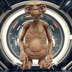 De la película E.T. El Extraterrestre de 1982 llega esta réplica a tamaño real 1/1 de E.T. Dress-Up.