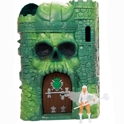 ¡Por el poder de Grayskull! Réplica oficial del famoso castillo de Grayskull, la poderosa fortaleza de misterio y poder de Eternia para He-man y sus enemigos. Este precioso castillo de Grayskull 