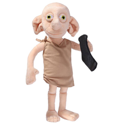 Adorable peluche interactivo de Dobby el elfo doméstico y amigo de Harry Potter. Este precioso peluche tiene una altura aproximada de 32 cm y está realizado en 100% Poliéster. 