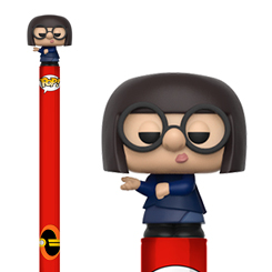 Precioso Boligrafo Funko Pop de Edna Mode basado en el clásico de Disney "Los Increíbles", este precioso bolígrafo tiene una miniatura de tu personaje favorito en la parte superior de un tamaño aproximado de 2 cm.