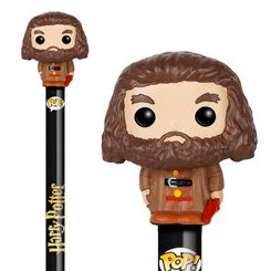 Divertido Bolígrafo Funko Pop de Rubeus Hagrid basado en la saga de Harry Potter, este precioso bolígrafo tiene una miniatura de tu personaje favorito en la parte superior de un tamaño aproximado de 2 cm. 