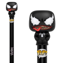 Espectacular Bolígrafo Funko Pop de Venom basado en el comic de Marvel, este precioso bolígrafo tiene una miniatura de tu personaje favorito en la parte superior de un tamaño aproximado de 2 cm. 