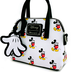 Precioso bolso de Mickey Mouse basado en famoso personaje de Walt Disney. Perfecto para pasar una noche mágica y cuqui. Esta preciosa pieza de coleccionista está realizado en 100% poliéster,