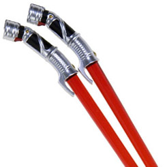 Palillos chinos del Conde Dooku de Star Wars podrás disfrutar de tu comida preferida mientras tienes todo el poder de la fuerza entre tus dedos.