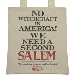 Bolsa oficial Salem basada en la saga de Animales Fantásticos. La bolsa está realizada en algodón. Esta bolsa es ideal para hacer tus compras del día a día.