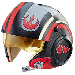 Descubre las emocionantes historias del bien contra el mal en una galaxia muy, muy lejana con el Casco electrónico de Poe Dameron Black Series de Star Wars.