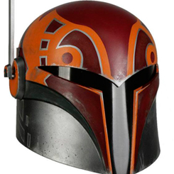 Réplica 1/1 Casco de Sabine Wren basado en la saga de Star Wars Rebels. Este casco ha sido escaneado digitalmente para que sea una copia exacta del que vimos en la serie de televisión. 
