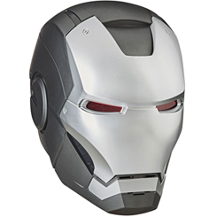 Brutal casco de War Machine de la línea Marvel Legends. Inspirado en el personaje de Marvel, este artículo de juego de rol premium a escala completa 1: 1 de Marvel Legends relazado con un alto detalle