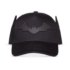 Gorra con el logo de The Batman y con orejitas, producto oficial de DC Comics. Disfruta con esta gorra del Caballero Oscuro con el logo bordado y revive todos los comics clásicos de Batman 