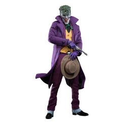 Una risa que corta el silencio del cuarto y un traje púrpura que domina la vitrina: la Batman: The Killing Joke – The Joker 1/6 de Hot Toys y Sideshow aterriza con 31 cm de presencia impecable, fiel al cómic de Alan Moore y Brian Bolland.