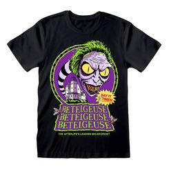 Con un diseño que grita irreverencia y nostalgia, la camiseta "Say it three times" de Beetlejuice es una oda directa al icónico personaje del cine fantástico. Fabricada en 100 % algodón