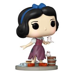 Celebra el 100 aniversario de "Blancanieves y los siete enanitos" con la figura POP! Disney de Snow White en su atuendo de campesina. Esta encantadora figura de vinilo de Funko, perteneciente a la popular serie 'POP!',