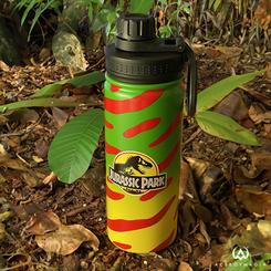 ¿Estás buscando una botella que te acompañe en todas tus aventuras? ¡La Botella Metálica de Jurassic Park es una opción para ti! Con una capacidad de 500 ml, esta botella de acero inoxidable con doble pared