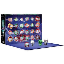 La emoción crece día a día con el Calendario de Adviento de Pesadilla antes de Navidad Pocket POP!, que alberga 24 pequeñas figuras de vinilo de aproximadamente 4 cm cada una