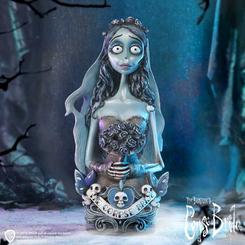 ¡Atrévete a descubrir el místico mundo de los muertos con el Busto de la Novia Cadáver! Esta estatuilla esculpida a mano te permitirá vivir la magia de la película clásica de Tim Burton con Emily